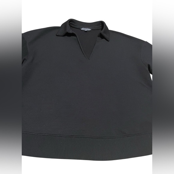 Adrianna Pappell Med Two Piece Matching Set Wide Leg Pants and Top Black Lounge - Picture 10 of 13